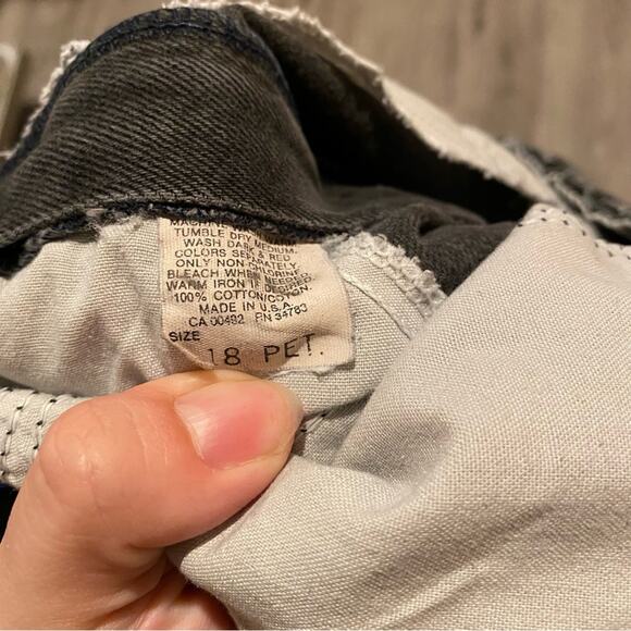 Lee Straight Leg Jeans Black 18P - Picture 4 of 5